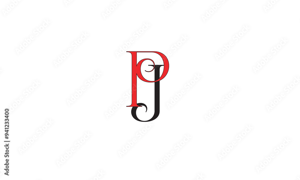 PB, BP, P, B Abstract Letters Logo Monogram PB, BP, P, B Abstract Letters Logo Monogram