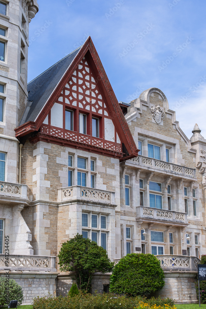 Fototapeta premium Palacio Magdalena, palace in Santander, Cantabria, Northern Spain
