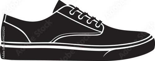 Shoe silhouette vector illustration design