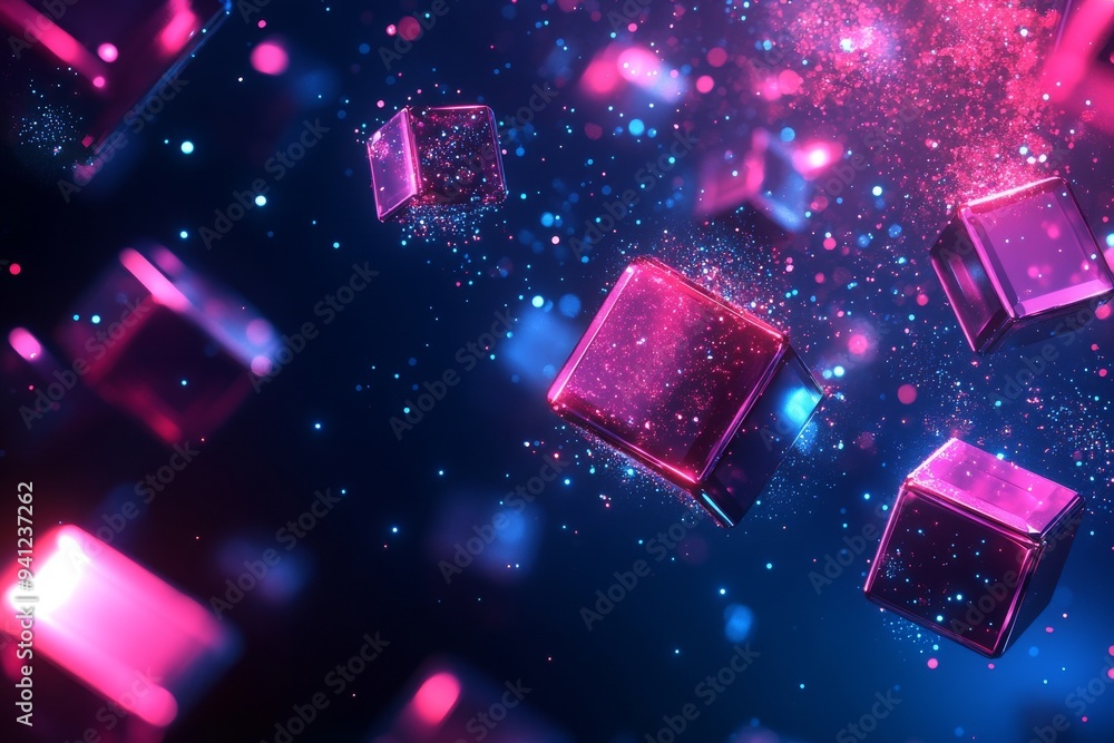 Virtual reality and cyberspace data blocks Virtual reality and cyberspace data blocks