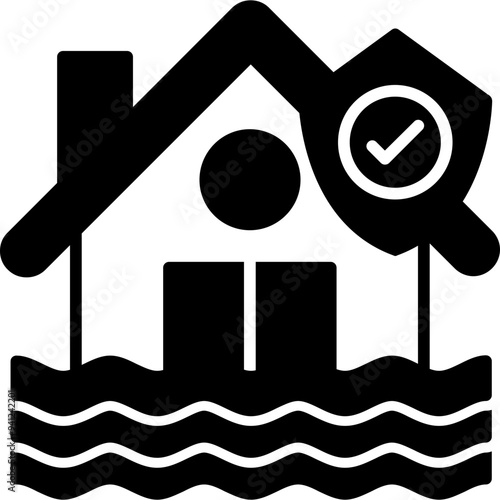 Natural Disaster Insurance Icon