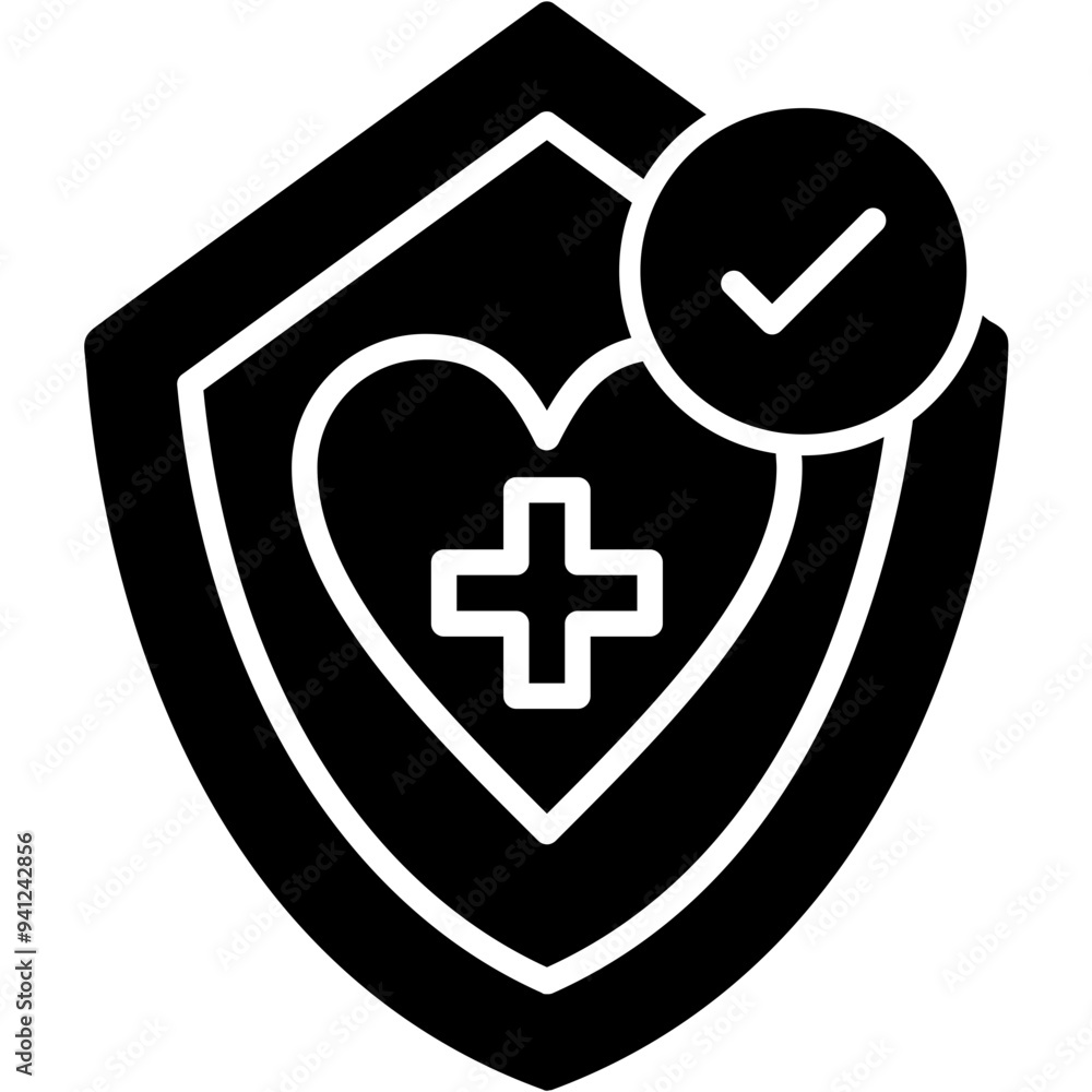 Obraz premium Healthcare Insurance Icon