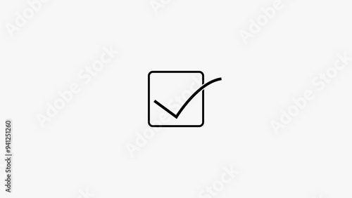 Abstract check mark icon background. tick mark illustration.