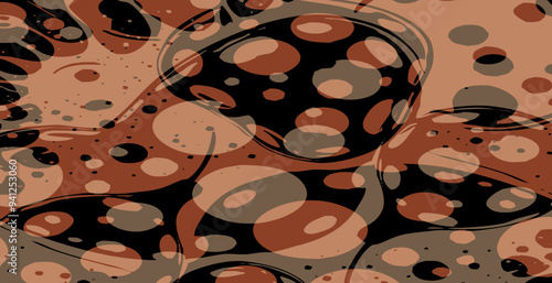 Abstract pattern. Illustration for printing on wall decorations. For use in graphics.