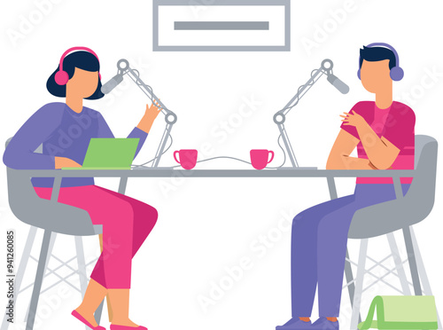 Guy and Girl are hosting the podcast.