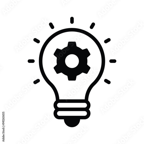 Idea management, skill development vector design in modern style