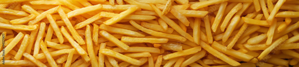 Nahaufnahme leckerer Pommes Frittes Nahaufnahme leckerer Pommes Frittes