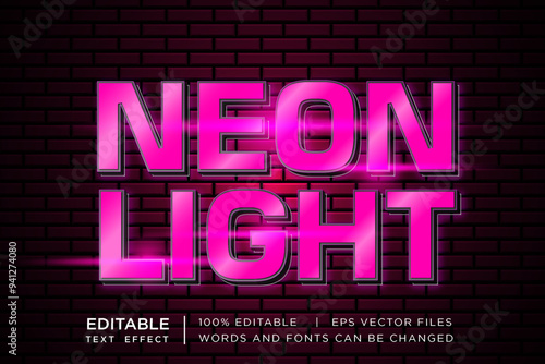 Editable Modern 3D Text Effect Template for Banner, Sale, and Event Promotion Design