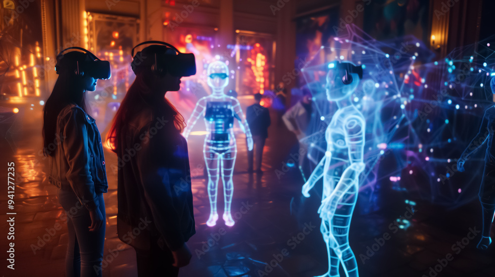 Group Watching Hologram Concerts in VR Group Watching Hologram Concerts in VR