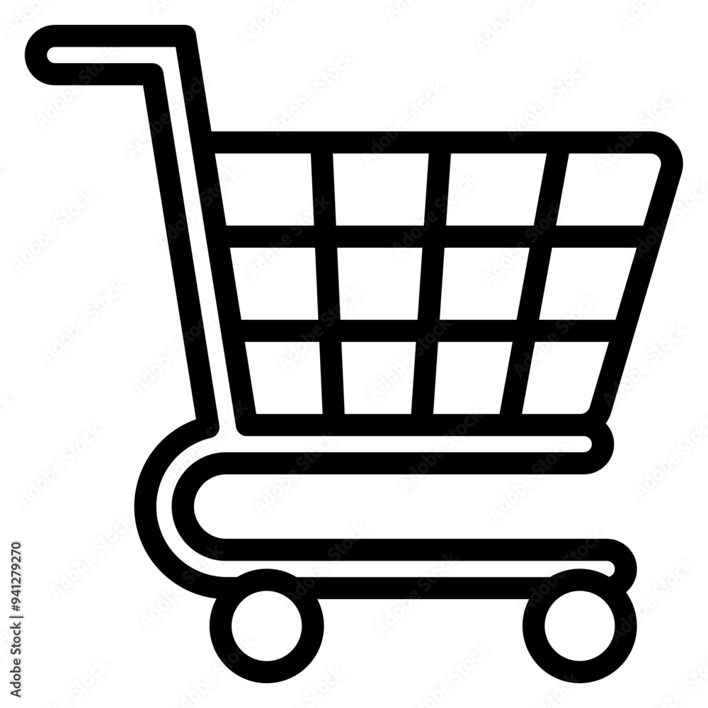 Shopping Cart Outline Icon Shopping Cart Outline Icon