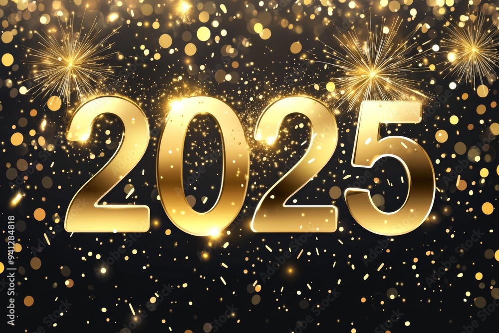 Celebrate New Year's Eve with Sparkling Numbers 2025 Celebrate New Year's Eve with Sparkling Numbers 2025