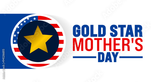 Free Download gold star mother's day background or banner design template. Holiday concept. Template for background, banner, card, poster, placard, design template with unique shapes with standard color. - GFXLoad