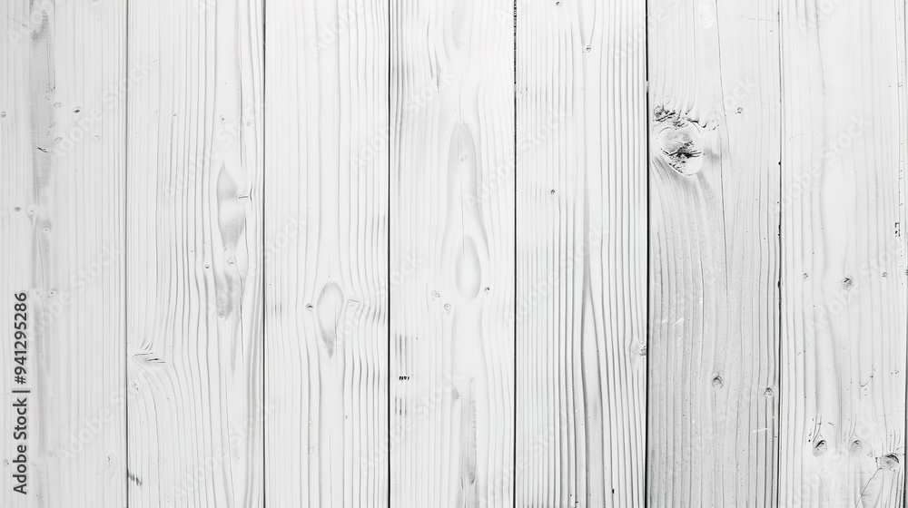 Fototapeta premium Stunning White Simple Wooden Board Background: A Rustic and Elegant Visual Treat. Showcasing the Charm of Natural Materials and Minimalist Design.