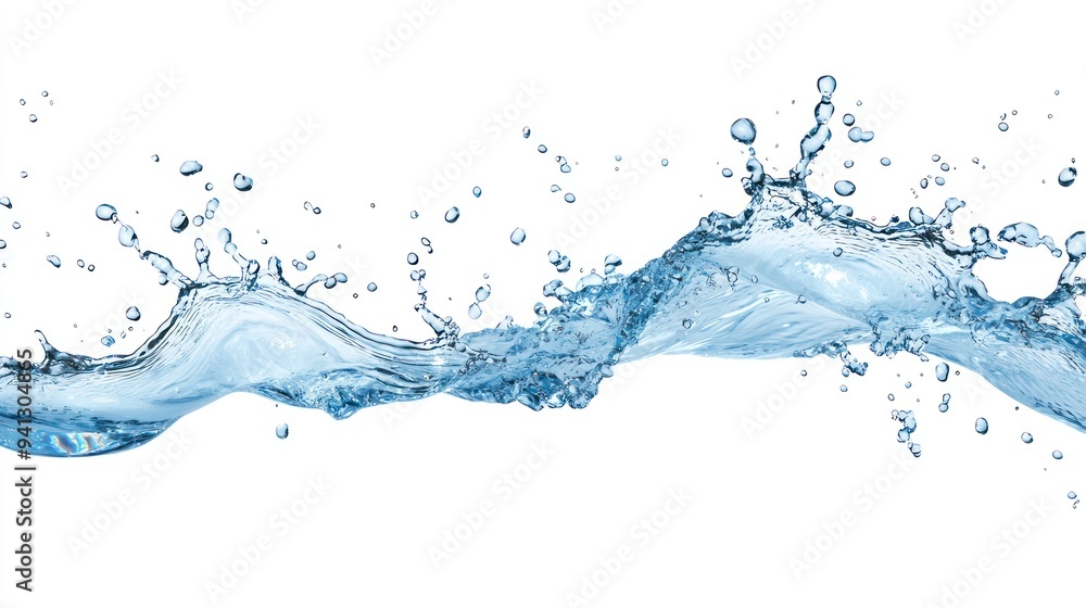 Ethereal Water Splash Art: Delicate Droplets in Motion, Generative Ai Ethereal Water Splash Art: Delicate Droplets in Motion, Generative Ai