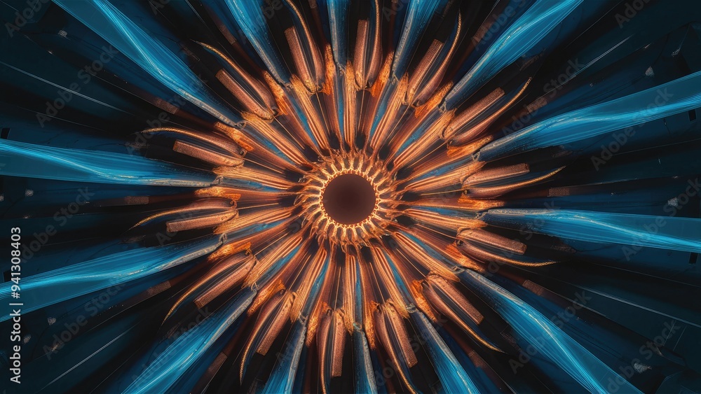 Abstract 3D Rendered Fractal Light Background Abstract 3D Rendered Fractal Light Background