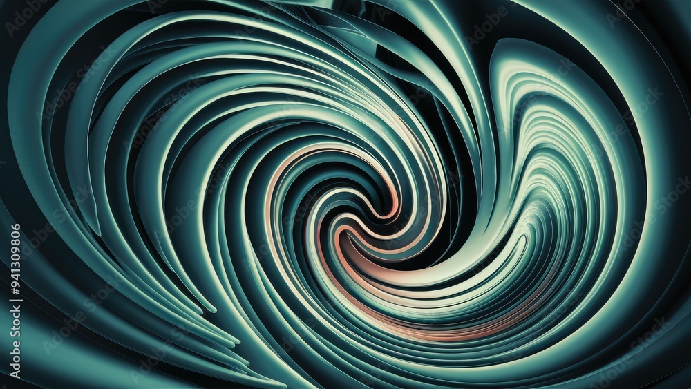 Abstract Design of Swirling and Twisting Wave Patterns Reflecting Popular Science, Education, and Research Themes. Abstract Design of Swirling and Twisting Wave Patterns Reflecting Popular Science, Education, and Research Themes.