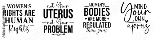 Elegant Workout Phrases, Trendy Retro Style Illustration Bundle Vector Illustration for Postcard, Gift Card, Brochure