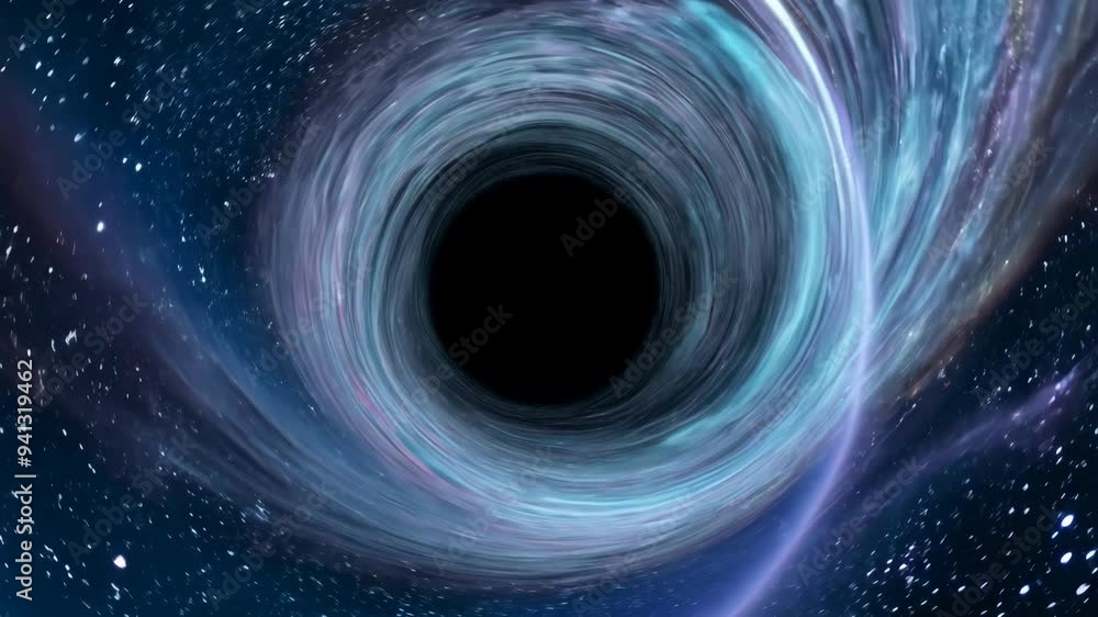 Exploring the mystery of black holes in a vast cosmic landscape at night Exploring the mystery of black holes in a vast cosmic landscape at night