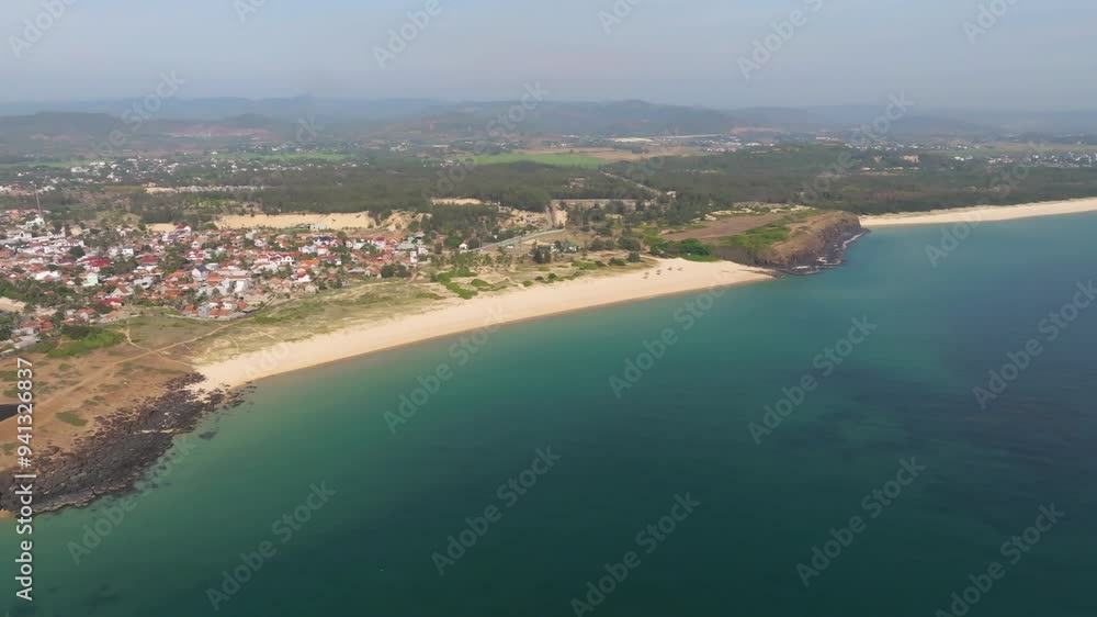 Aerial view of Bai Xep beach in Phu Yen province, Vietnam Aerial view of Bai Xep beach in Phu Yen province, Vietnam