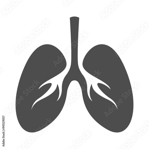 Lungs image icon design