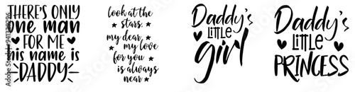 Creative Fathers Day Trendy Retro Style Illustration, Calligraphic Lettering Pack Vector Illustration for Brochure, Printing Press, Social Media Post