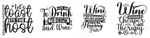 Classic Alcohol Trendy Retro Style Illustration, Invitation Pack Vector Illustration for Postcard, Mug Design, Printable