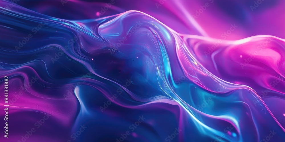 Abstract aurora in 3D cartoon rendering 12 Abstract aurora in 3D cartoon rendering 12