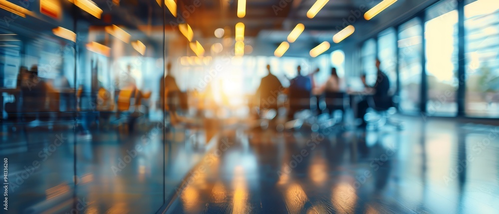 © Onchira - Blurred business people meeting in modern office building conference room © Onchira - Blurred business people meeting in modern office building conference room