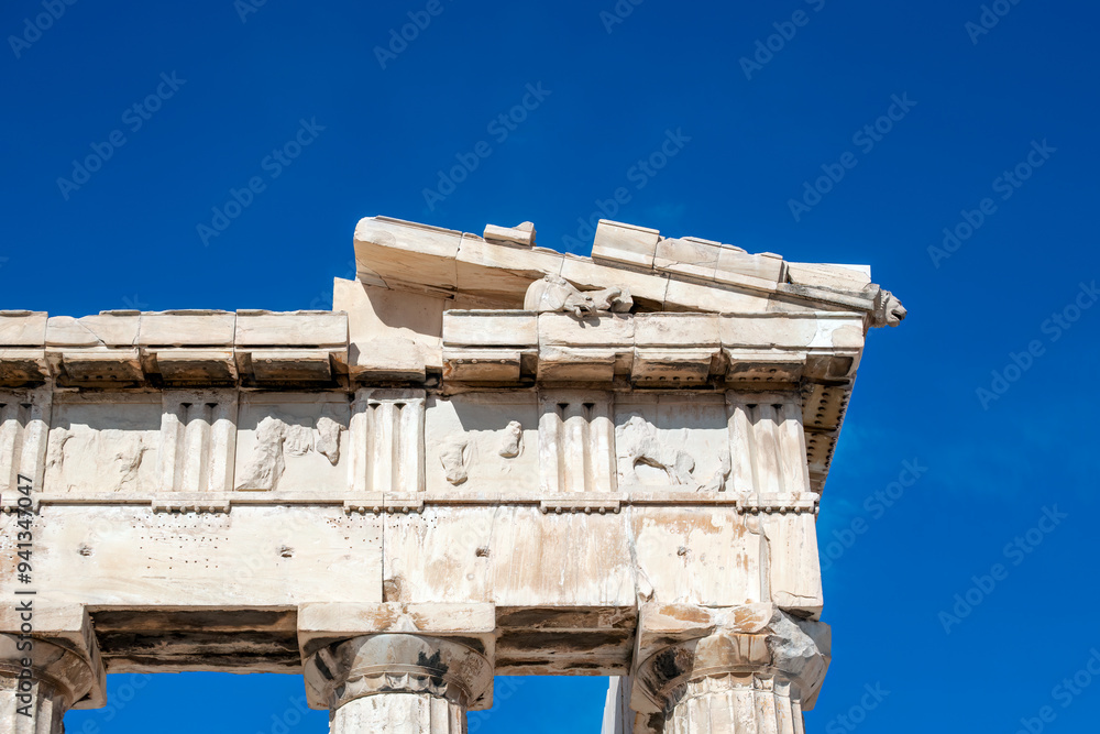 Parthenon, Temple of Athena on the Acropolis in Athens, Greece Parthenon, Temple of Athena on the Acropolis in Athens, Greece