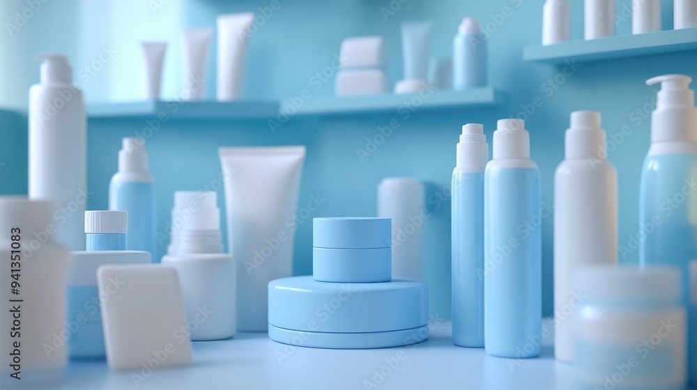 3D rendering of Head Shoulders products an American brand of anti dandruff and regular shampoo introduced in 1961 3D rendering of Head Shoulders products an American brand of anti dandruff and regular shampoo introduced in 1961