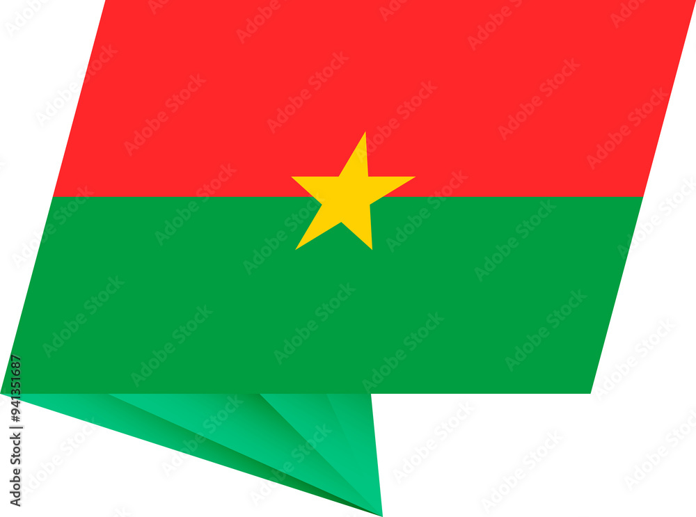 Burkina Faso pin flag Burkina Faso pin flag