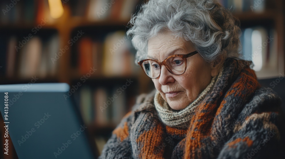 Elderly women join virtual book discussion It shows how digital platforms facilitate cultural and social participation across all ages. Elderly women join virtual book discussion It shows how digital platforms facilitate cultural and social participation across all ages.