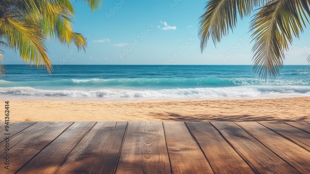 A serene beach scene featuring calm waters, sandy shore, and lush palm trees, perfect for relaxation and vacation inspiration. A serene beach scene featuring calm waters, sandy shore, and lush palm trees, perfect for relaxation and vacation inspiration.