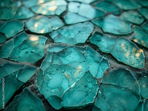 Mosaic Glass Tiles, Artistic Wall Decoration photo