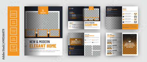 real estate brochure template design