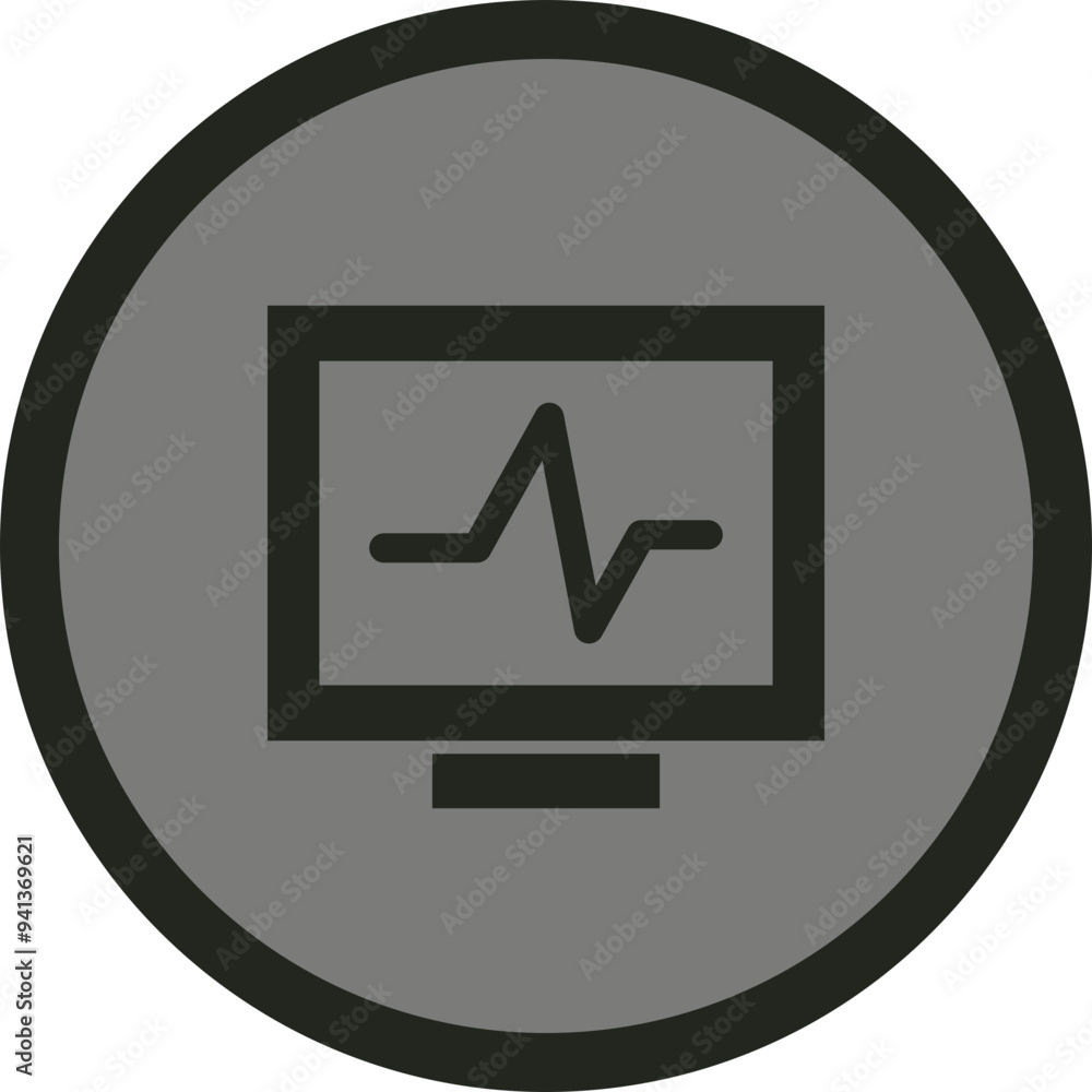 Heart Monitoring Icon Design Heart Monitoring Icon Design