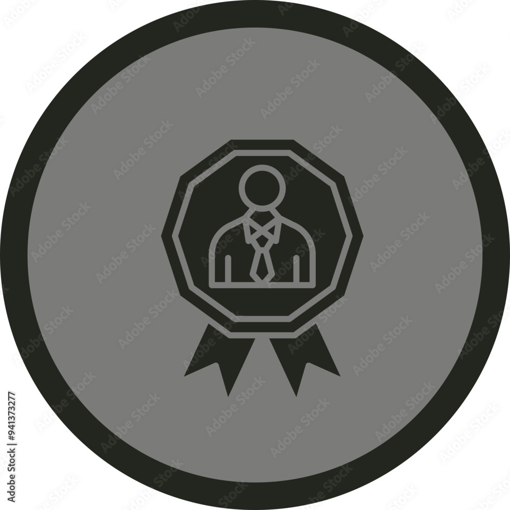 Employee Of The Month Icon Design Employee Of The Month Icon Design