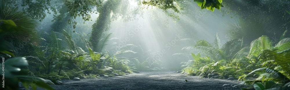 3D rendering of a sustainable eco friendly environment featuring energy efficient plants and trees 3D rendering of a sustainable eco friendly environment featuring energy efficient plants and trees