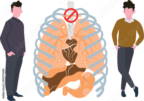 Smoking is bad for health.
