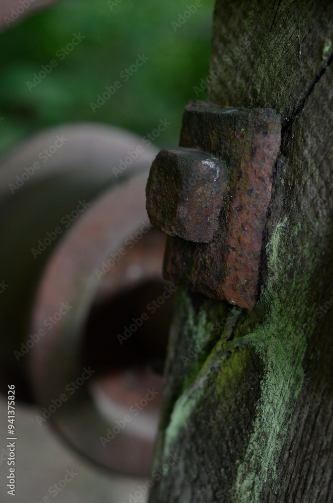 The cogs and workings of an old unused victorian sluice gate system now collecting rust. The cogs and workings of an old unused victorian sluice gate system now collecting rust.