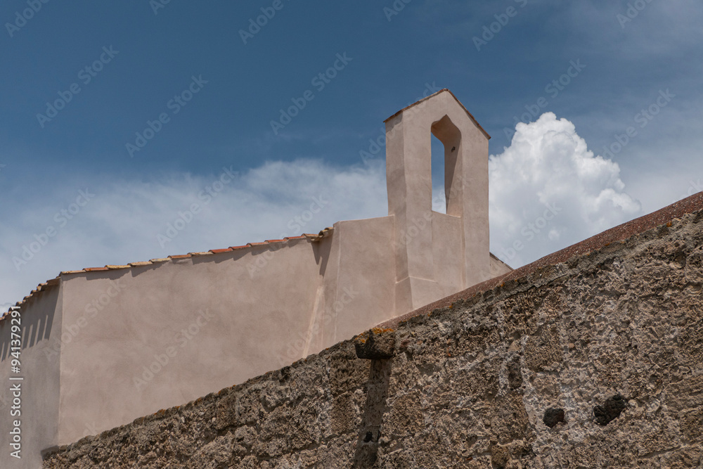 Church at Ortus di Mari. The Church of Sant Efisio di Nora - a common soldier put to death in 303 AD found guilty of converting to Christianity. Church at Ortus di Mari. The Church of Sant Efisio di Nora - a common soldier put to death in 303 AD found guilty of converting to Christianity.