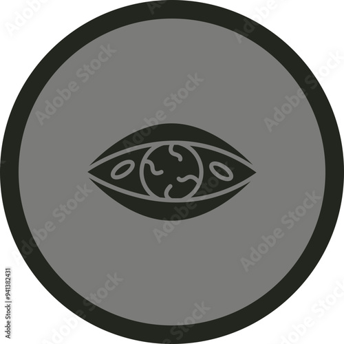 Eye Infection Icon Design