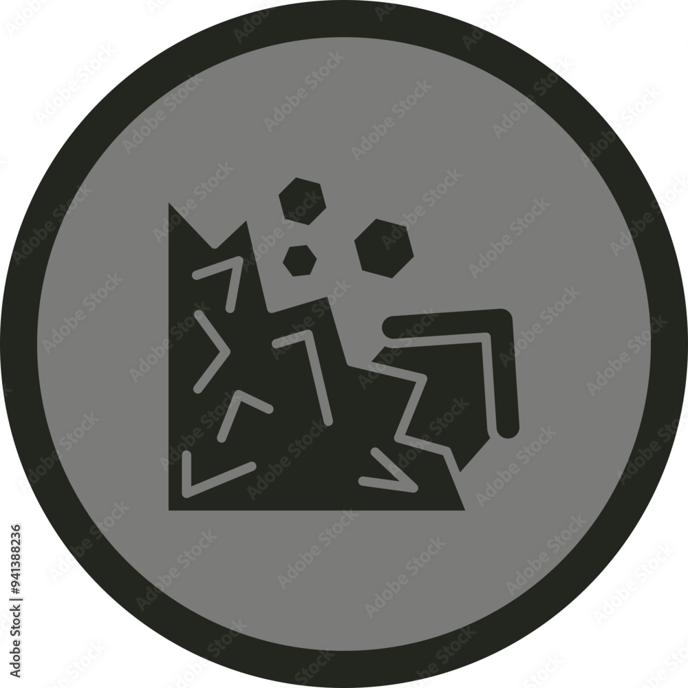 Landslide Icon Design Landslide Icon Design