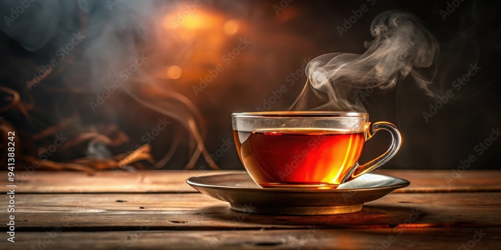 A warm cup of tea with steam rising, perfect for a cozy and relaxing atmosphere, tea, cup, hot beverage, steam, cozy, relaxing A warm cup of tea with steam rising, perfect for a cozy and relaxing atmosphere, tea, cup, hot beverage, steam, cozy, relaxing