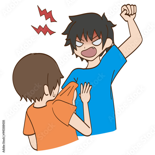 暴力のイラスト