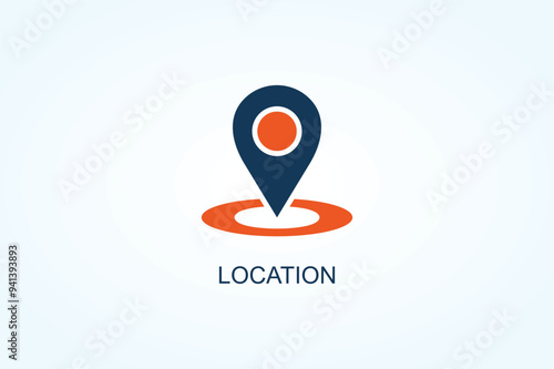 Location Vector  Or Logo Sign Symbol Illustration