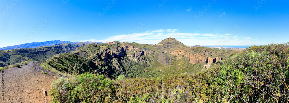 Caldera de Bandama near Las Palmas on Canary Islands