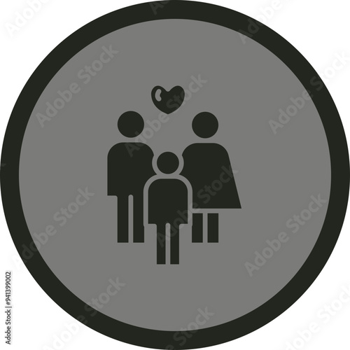 Family Vector Icon Design