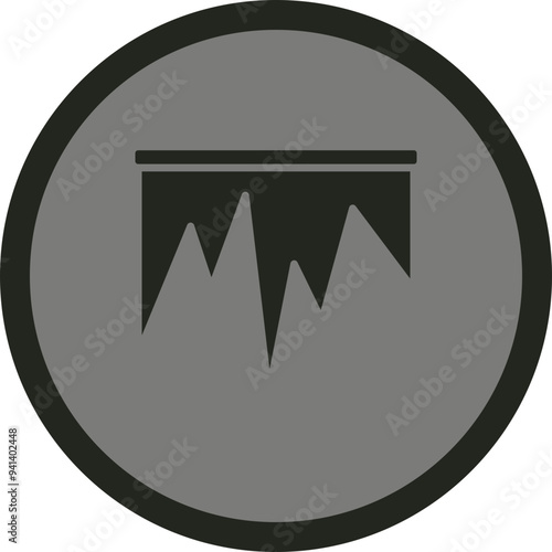 Stalagmite Vector Icon Design