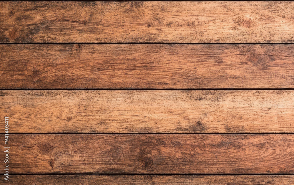 Obraz premium High-resolution image of rustic wooden planks with a natural grain, perfect for backgrounds, textures, or wallpapers in design projects.
